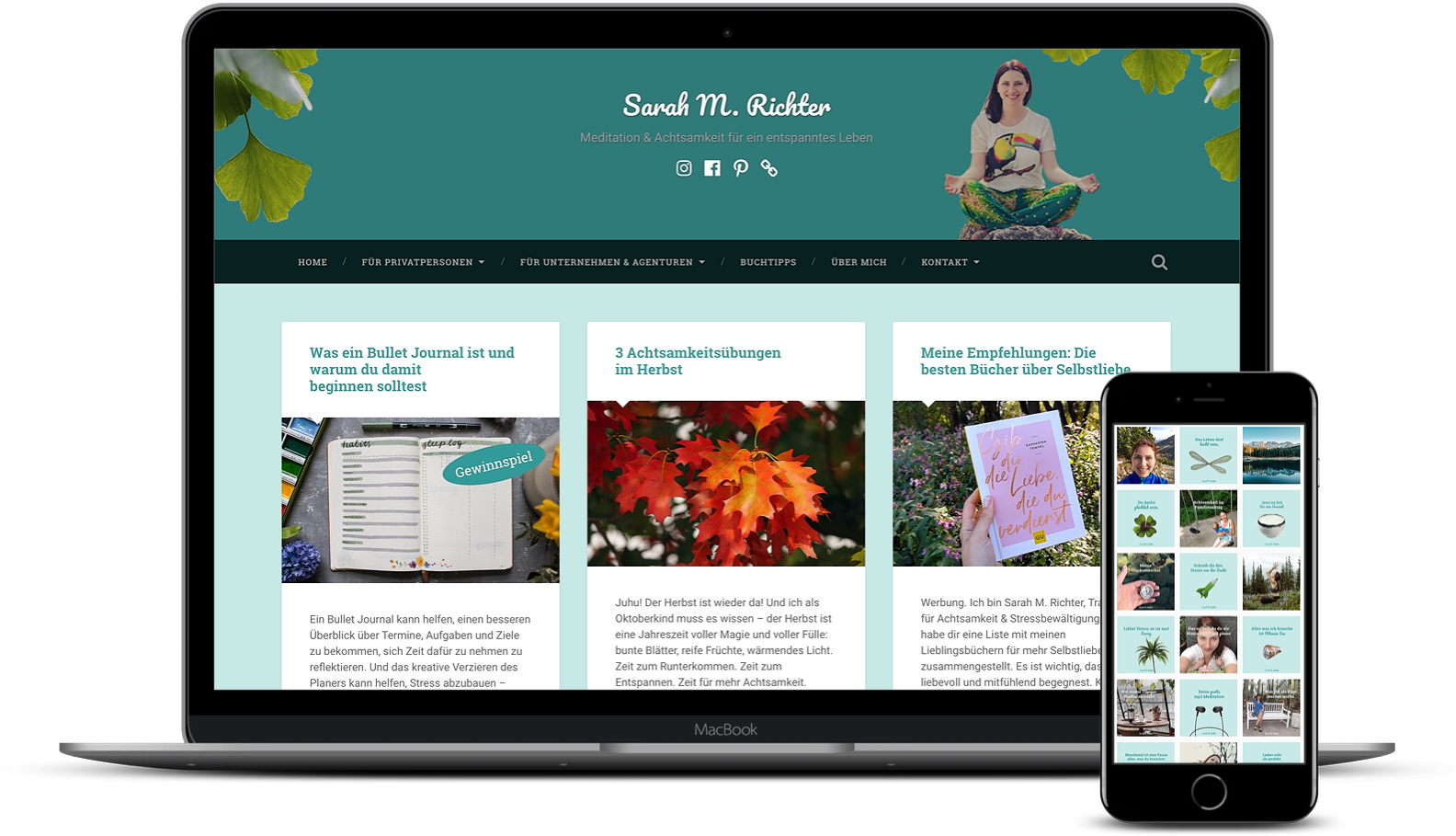 Achtsamkeitsblog von Sarah M. Richter