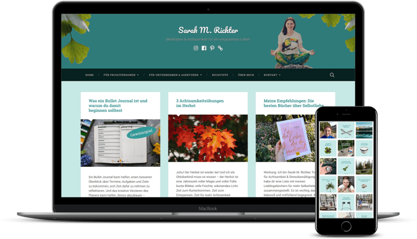 Achtsamkeitsblog von Sarah M. Richter