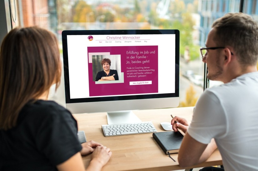 Website für Unternehmerinnen und Coaches